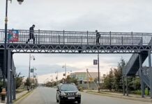 Cəlilabadda ilk yerüstü piyada keçidinin inşası yekunlaşıb yerüstü piyada keçidi