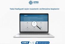 Taksi fəaliyyəti üçün icazələrin verilməsinə başlanılır Taksi fəaliyyəti üçün icazə
