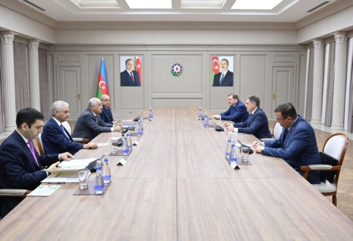 Mayın 14-də Azərbaycan Respublikasının Baş naziri Əli Əsədov Belarus Respublikasının Baş nazirinin müavini İqor Petrişenko ilə görüşüb