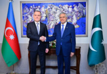 Azərbaycan-Pakistan strateji tərəfdaşlığının mövcud vəziyyəti müzakirə edilib Pakistan İslam Respublikasında səfərdə olan Azərbaycan Respublikasının xarici işlər naziri Ceyhun Bayramov ilə bu ölkənin Baş nazirinin müavini və xarici işlər naziri Məhəmməd İshaq Dar arasında görüş keçirilib