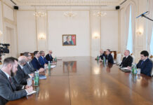 Prezident İlham Əliyev ATƏT-in fəaliyyətdə olan sədrinin başçılıq etdiyi nümayəndə heyətini qəbul edib Azərbaycan Respublikasının Prezidenti İlham Əliyev mayın 14-də ATƏT-in fəaliyyətdə olan sədri, Malta Respublikasının xarici, Avropa işləri və ticarət naziri İan Borqun başçılıq etdiyi nümayəndə heyətini qəbul edib