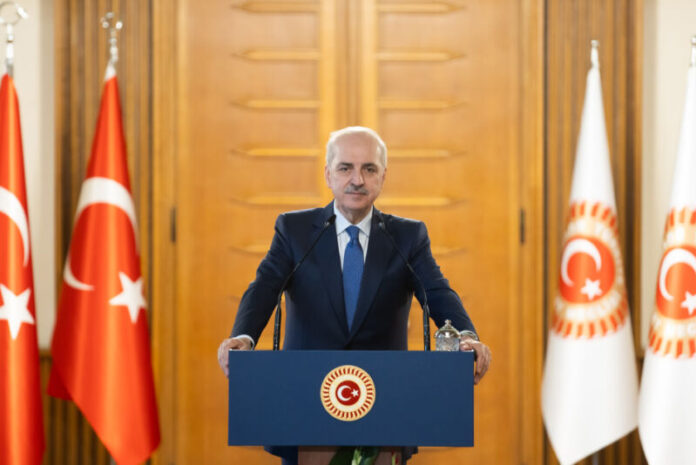 Türkiyə Böyük Millət Məclisinin (TBMM) sədri Numan Kurtulmuş