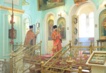 Gəncədəki Rus Pravoslav Kilsəsində Pasxa bayramı qeyd olunub Pasxa bayramı