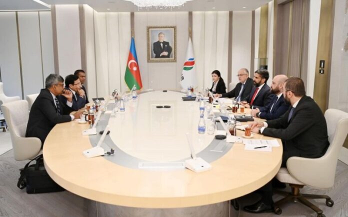 Azərbaycan Dövlət Neft Şirkətinin (SOCAR) prezidenti Rövşən Nəcəf Hindistanın “ONGC Videsh Limited” şirkətinin baş icraçı direktoru Racarşi Qupta ilə görüşüb