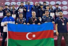 Sərbəst güləş üzrə Azərbaycanın U-15 millisi Avropa çempionatının qalibi olub Sərbəst güləş üzrə Azərbaycanın U-15 millisi