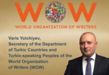 Azərbaycan yazıçısı Ümumdünya Yazıçılar Təşkilatının katibi seçilib Azərbaycan yazıçısı Varis Yolçiyev