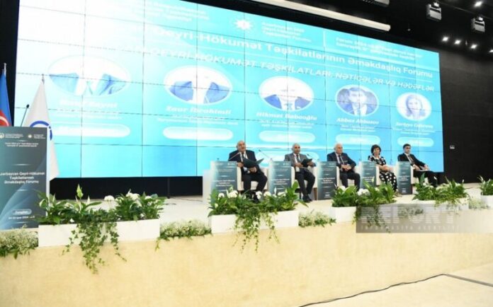Zəngilanda Azərbaycan QHT-lərinin Əməkdaşlıq Forumu çərçivəsində panel müzakirələr başlayıb