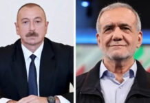 Prezident İlham Əliyev Məsud Pezeşkiana zəng edib İyulun 9-da Azərbaycan Respublikasının Prezidenti İlham Əliyev İran İslam Respublikasının Prezidenti Məsud Pezeşkiana zəng edib