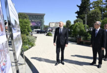 Prezident İlham Əliyev Bakıda əsaslı şəkildə yenidən qurulan Nərimanov parkının açılışında iştirak edib Prezident İlham Əliyev Bakıda əsaslı şəkildə yenidən qurulan Nərimanov parkının açılışında