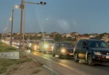 Novxanıda böyük tıxac yaranıb Novxanıda böyük tıxac