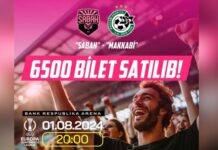 “Sabah” – “Makkabi” oyununa 6500 bilet satılıb "Sabah" və İsrailin "Makkabi" (Hayfa) komandaları arasında keçiriləcək UEFA Konfrans Liqasının II təsnifat mərhələsinin cavab oyunu