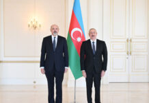 Prezident İlham Əliyev Avstraliyanın Azərbaycanda yeni təyin olunmuş səfirinin etimadnaməsini qəbul edib Azərbaycan Respublikasının Prezidenti İlham Əliyev avqustun 5-də Avstraliya İttifaqının ölkəmizdə yeni təyin olunmuş fövqəladə və səlahiyyətli səfiri Mayls Robert Armiteycin etimadnaməsini qəbul edib