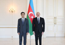Prezident İlham Əliyev Pakistanın Azərbaycanda yeni təyin olunmuş səfirinin etimadnaməsini qəbul edib Azərbaycan Respublikasının Prezidenti İlham Əliyev avqustun 5-də Pakistan İslam Respublikasının ölkəmizdə yeni təyin olunmuş fövqəladə və səlahiyyətli səfiri Qasım Mohiuddinin etimadnaməsini qəbul edib