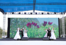 Həkəri çayının sahilində Laçın Şəhəri Gününün möhtəşəm qala-konserti təşkil edilib Laçın Şəhəri Günü