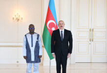 Prezident İlham Əliyev Burkina Fasonun Azərbaycanda yeni təyin olunmuş səfirinin etimadnaməsini qəbul edib Azərbaycan Respublikasının Prezidenti İlham Əliyev avqustun 5-də Burkina Fasonun ölkəmizdə yeni təyin olunmuş fövqəladə və səlahiyyətli səfiri Vinta Somenin etimadnaməsini qəbul edib