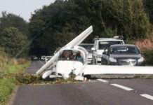 İngiltərədə təyyarə yola çırpılıb İngiltərədə təyyarə yola çırpılıb