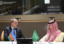 Ceyhun Bayramov səudiyyəli həmkarını Ermənistanla normallaşma prosesi barədə məlumatlandırıb Azərbaycan xarici işlər naziri Ceyhun Bayramov BMT Baş Assambleyasının 79-cu sessiyası çərçivəsində Səudiyyə Ərəbistanı Xarici İşlər naziri Faisal bin Farhan Al Saud ilə görüşüb