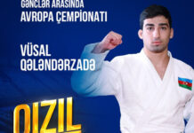 Azərbaycanın daha bir cüdoçusu Avropa çempionu olub Azərbaycan cüdoçusu Vüsal Qələndərzadə
