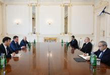 Prezident İlham Əliyev “MAN Truck&Bus” şirkətinin baş direktorunu qəbul edib Azərbaycan Respublikasının Prezidenti İlham Əliyev oktyabrın 22-də “MAN Truck&Bus” şirkətinin baş direktoru Aleksandr Vlaskampı qəbul edib