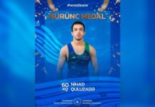 Azərbaycan güləşçisi dünya çempionatında bürünc medal qazanıb Nihad Quluzadə