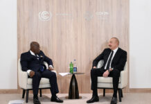 Prezident İlham Əliyev Qana Prezidenti ilə görüşüb Azərbaycan Respublikasının Prezidenti İlham Əliyev noyabrın 12-də Qana Respublikasının Prezidenti Nana Addo Dankua Akufo-Addo ilə görüşüb