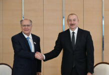 Azərbaycan Prezidenti İlham Əliyev Braziliyanın vitse-prezidenti ilə görüşüb Azərbaycan Respublikasının Prezidenti İlham Əliyev noyabrın 14-də Braziliya Federativ Respublikasının vitse-prezidenti Jeraldu Alkmin ilə görüşüb