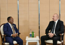 Azərbaycan Prezidenti İlham Əliyev Efiopiya Prezidenti ilə görüşüb Azərbaycan Respublikasının Prezidenti İlham Əliyev noyabrın 14-də Efiopiya Federativ Demokratik Respublikasının Prezidenti Taye Atske Sellasiye ilə görüşüb