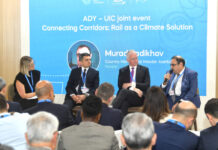 COP29 çərçivəsində “Nəqliyyat dəhlizləri ilə dayanıqlı gələcəyə doğru: İqlim siyasətində dəmir yolları” tədbiri keçirilib COP29 çərçivəsində “Nəqliyyat dəhlizləri ilə dayanıqlı gələcəyə doğru: İqlim siyasətində dəmir yolları” tədbiri keçirilib