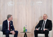 Prezident İlham Əliyev Çex Respublikasının Baş naziri ilə görüşüb Azərbaycan Respublikasının Prezidenti İlham Əliyev noyabrın 12-də Çex Respublikasının Baş naziri Petr Fiala ilə görüşüb