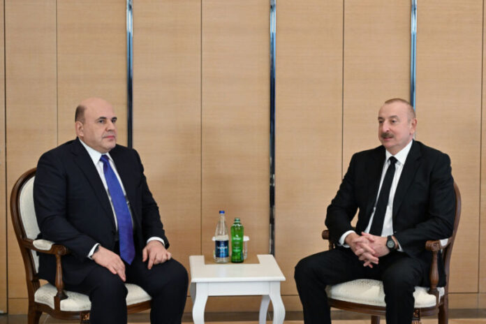 Azərbaycan Respublikasının Prezidenti İlham Əliyev noyabrın 13-də Rusiya Federasiyası Hökumətinin Sədri Mixail Mişustin ilə görüşüb