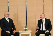Prezident İlham Əliyev Albaniyanın Baş naziri ilə görüşüb Azərbaycan Respublikasının Prezidenti İlham Əliyev noyabrın 12-də Albaniya Respublikasının Baş naziri Edi Rama ilə görüşüb