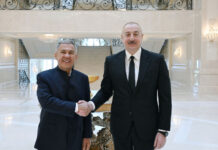 Prezident İlham Əliyev Rusiyanın Tatarıstan Respublikasının Rəisi ilə görüşüb Prezident İlham Əliyev Rusiyanın Tatarıstan Respublikasının Rəisi ilə görüşüb