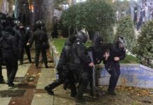 Gürcüstan DİN parlament qarşısındakı aksiyada zorakılıq halları barədə məlumat yayıb Gürcüstan