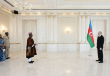 Prezident İlham Əliyev Qvineyanın ölkəmizdə yeni təyin olunmuş səfirinin etimadnaməsini qəbul edib Azərbaycan Respublikasının Prezidenti İlham Əliyev yanvarın 27-də Qvineya Respublikasının ölkəmizdə yeni təyin olunmuş fövqəladə və səlahiyyətli səfiri Umar Kandenin etimadnaməsini qəbul edib