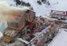 Türkiyədə hoteldə yanğınla bağlı saxlanılanların sayı 12-ə çatıb Kartalkaya xizək mərkəzi