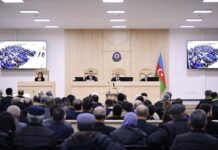 Ağır cinayətlərdə təqsirləndirilən erməniəsilli şəxslərin məhkəməsi davam etdirilib Bakı Məhkəmə Kompleksi