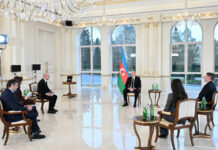 Azərbaycan Prezidenti İlham Əliyev yerli televiziya kanallarına müsahibə verib Azərbaycan Prezidenti İlham Əliyev yerli televiziya kanallarına müsahibə verib