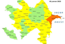 Küləkli hava şəraiti ilə bağlı sarı və narıncı xəbərdarlıq verilib sarı və narıncı xəbərdarlıq