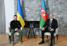 Azərbaycan Prezidenti İlham Əliyev Davosda Ukrayna Prezidenti ilə görüşüb Azərbaycan Respublikasının Prezidenti İlham Əliyev yanvarın 22-də Davosda qarşı tərəfin müraciəti əsasında Ukrayna Prezidenti Volodimir Zelenski ilə görüşüb