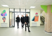 Ağdam şəhərində 1 nömrəli körpələr evi-uşaq bağçasında aparılan tikinti işləri ilə tanışlıq Azərbaycan Respublikasının Prezidenti İlham Əliyev və birinci xanım Mehriban Əliyeva fevralın 18-də Ağdam şəhərində 1 nömrəli körpələr evi-uşaq bağçasında aparılan tikinti işləri ilə tanış olublar