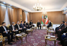 Baş nazir Əli Əsədov İranın Birinci vitse-prezidenti ilə görüşüb Azərbaycan Respublikasının Baş naziri Əli Əsədov fevralın 17-də Tehran şəhərinə işgüzar səfəri çərçivəsində İran İslam Respublikasının Birinci vitse-prezidenti Məhəmməd Reza Areflə görüşüb