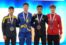 Azərbaycanın karateçiləri Avropa çempionatından 3 medalla dönürlər Yığmanın heyətində Ələddin Məlikov (16-17 yaş / 68 kiloqram) gümüş, Vüsal Qənbərov (14-15 yaş / 52 kiloqram) və Əliəşrəf Qafarov (14-15 yaş / 57 kiloqram) bürünc mükafata yiyələnib