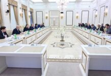 Sahibə Qafarova İran parlamentinin sədri ilə görüşüb Milli Məclisin sədri Sahibə Qafarova Asiya Parlament Assambleyasının 15-ci plenar iclasında iştirak etmək məqsədilə ölkəmizdə səfərdə olan İran İslam Şurası Məclisinin sədri Məhəmməd Baqer Qalibaf ilə görüşüb