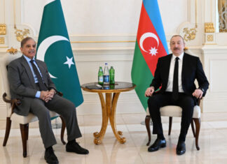 Şahbaz Şərif İlham Əliyevə təşəkkür edib Azərbaycan Respublikasının Prezidenti İlham Əliyevin Pakistan İslam Respublikasının Baş naziri Məhəmməd Şahbaz Şərif ilə təkbətək görüşü