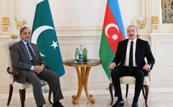 Şahbaz Şərif İlham Əliyevə təşəkkür edib Azərbaycan Respublikasının Prezidenti İlham Əliyevin Pakistan İslam Respublikasının Baş naziri Məhəmməd Şahbaz Şərif ilə təkbətək görüşü