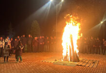 Xocalıda Yel çərşənbəsinin tonqalı qalanıb Xocalıda Yel çərşənbəsinin tonqalı