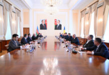 Baş nazir Əli Əsədov Rumıniya Parlamenti Senatının sədri ilə görüşüb Azərbaycan Respublikasının Baş naziri Əli Əsədov aprelin 14-də Rumıniya Parlamenti Senatının Sədrinin vəzifəsini müvəqqəti icra edən Mirça Abrudeanla görüşüb