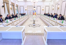 Mirça Abrudean: Rumıniya ilə Azərbaycan arasında bir çox sahələrdə əməkdaşlığın daha da inkişafı üçün böyük potensial var Aprelin 14-də Milli Məclisin sədri Sahibə Qafarova Rumıniya Parlamenti Senatı sədrinin vəzifəsini müvəqqəti icra edən Mirça Abrudeanın başçılıq etdiyi nümayəndə heyəti ilə görüşüb