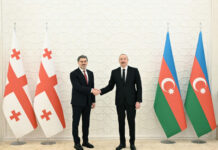 Azərbaycan Prezidenti İlham Əliyevlə Gürcüstanın Prezidenti Mixeil Kavelaşvilinin təkbətək görüşü keçirilib Azərbaycan Respublikasının Prezidenti İlham Əliyevlə ölkəmizdə rəsmi səfərdə olan Gürcüstanın Prezidenti Mixeil Kavelaşvilinin təkbətək görüşü