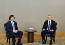 Prezident İlham Əliyev Antalyada Gürcüstanın Baş naziri İrakli Kobaxidze ilə görüşüb Azərbaycan Respublikasının Prezidenti İlham Əliyev aprelin 11-də Antalyada Gürcüstanın Baş naziri İrakli Kobaxidze ilə görüşüb